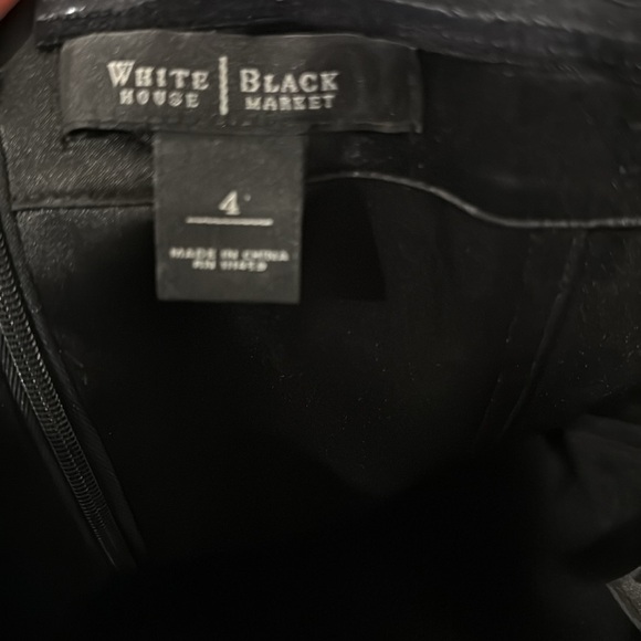 2 for $15 😍 White House Black Market Sleeveless Black Cocktail Dress – Size 4 - Picture 6 of 7